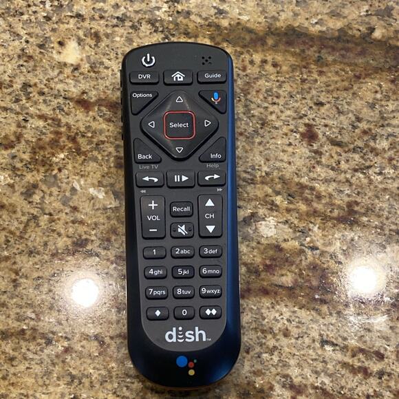 Dish Network 219801 Google Voice Satellite Remote Control Hopper 54.3 - Picture 1 of 4